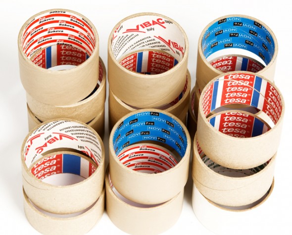 For manufacture of adhesive tapes